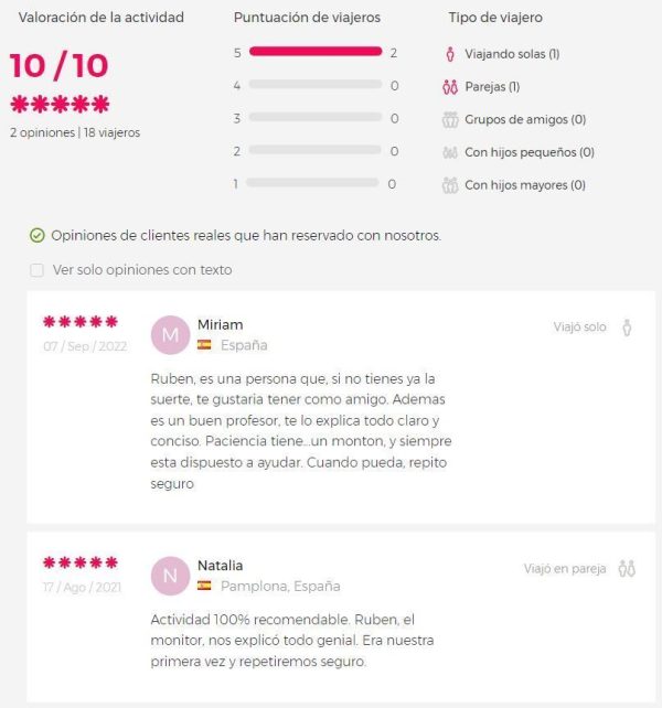 opiniones buceo en Salou