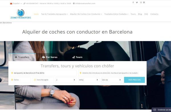 Reserva taxi Online aeropuerto Barcelona